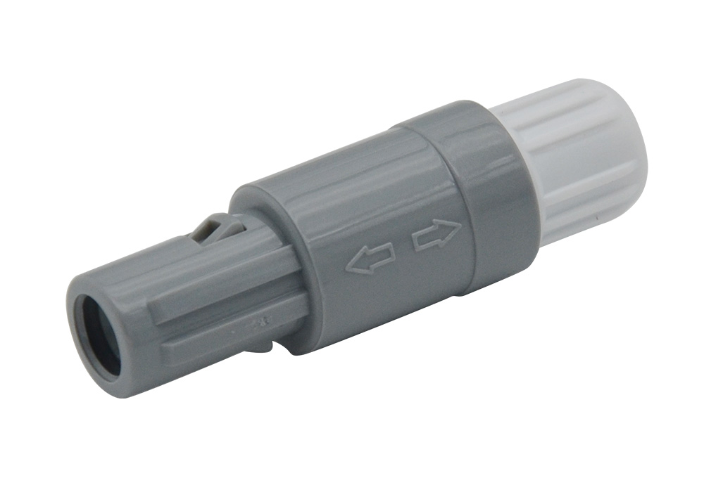 Plastic Medical connector plug with 2 keys