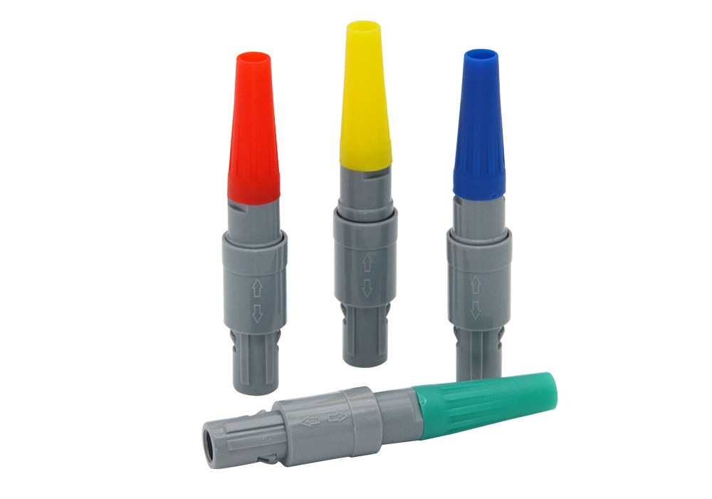 1P push pull self-locking protective sleeve plug (can be injected with adhesive at the tail)